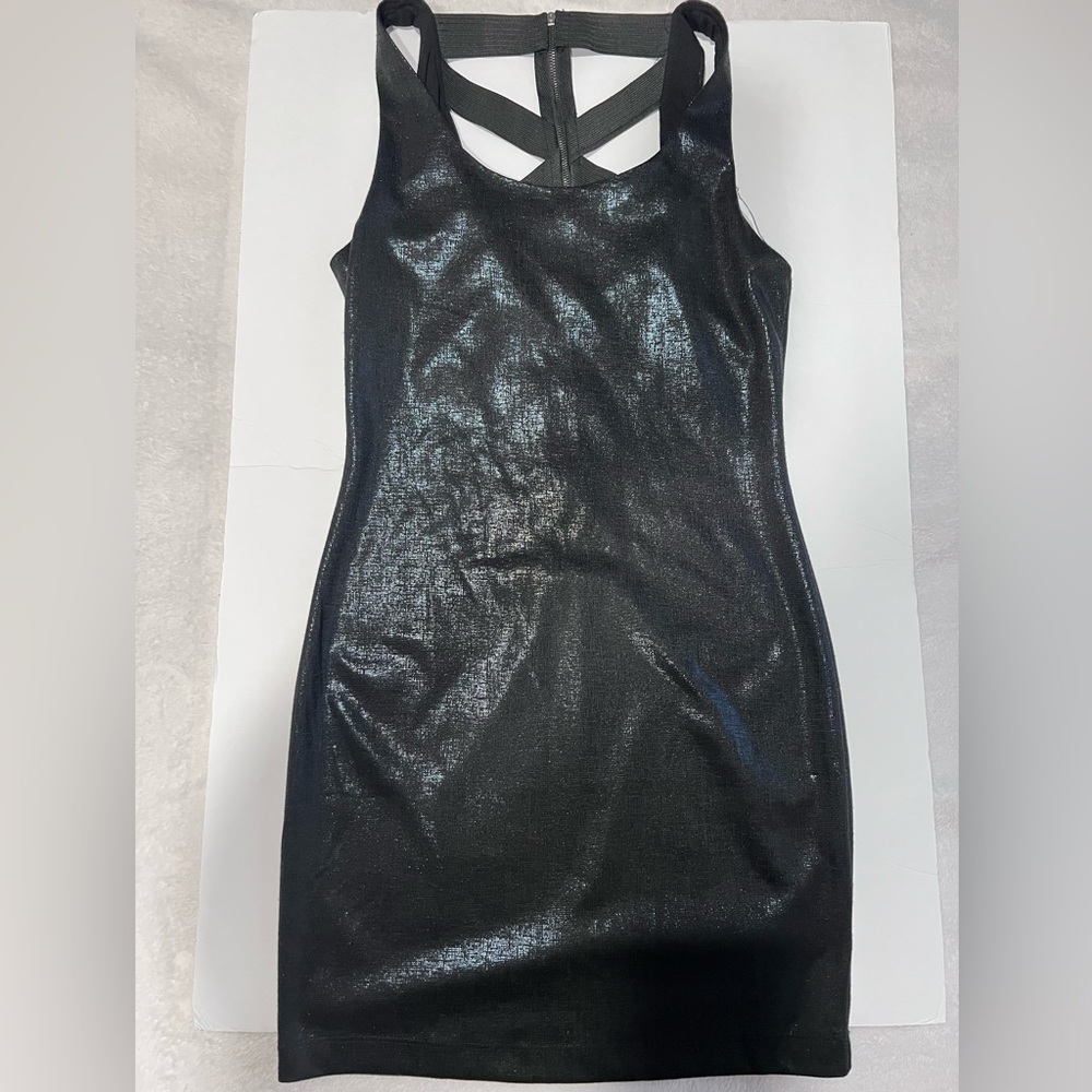 Twenty one mini black  dress| women’s size small |shiny black